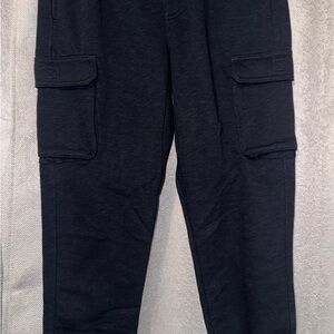 All In Motion Boys Cargo Jogger Pants Black Size XL 14 NWT